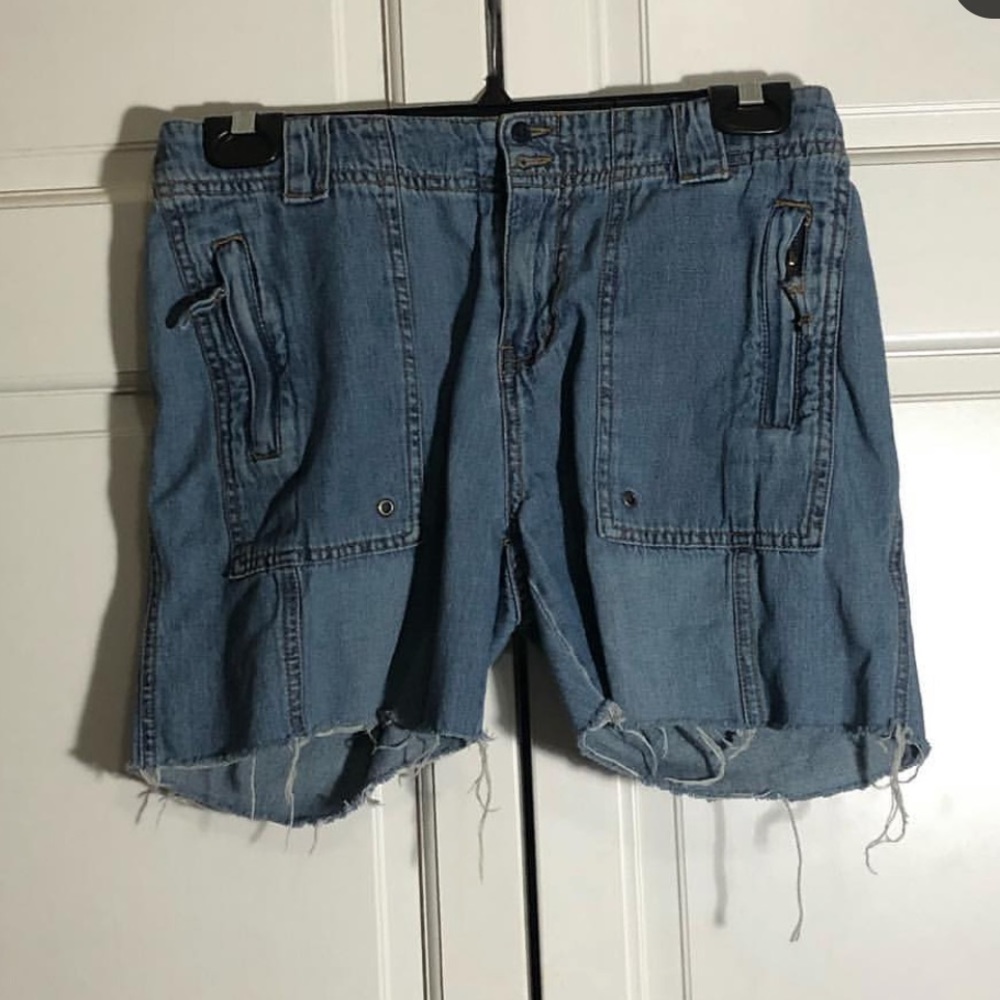 Faded Glory Originals cute, fringed jean shorts